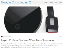 Tablet Screenshot of chromecast2.com